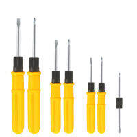 1PC of 2 sides phillips and slotted double head screwdrivers portable household outdoor hand Screws Driver remover Repair tools