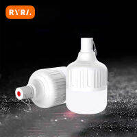 RYRA กลางแจ้ง USB ชาร์จหลอดไฟ LED หลอดไฟ3060100วัตต์ไฟฉุกเฉินตะขอขึ้นตั้งแคมป์ตกปลาแบบพกพาโคมไฟไฟในคืน