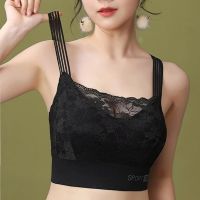 【XX】Sexy Lace Seamless Large Size Womens Bra Comfortable Breathable Sports Beauty Back Vest Sleep Gathered Wrapped Chest Tube Top