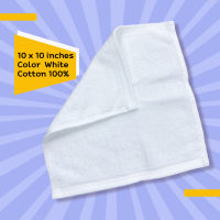 [สีขาว/White] ผ้าขนหนู คอตตอน 100% ผ้าขนหนูโรงแรม สปา ฟิตเนส  Bath Towel Cotton 100% Hotel Towel