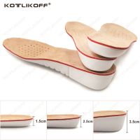 【A Creatively】 KOTLIKOFF ความสูงเพิ่ม Insoles สำหรับการเจริญเติบโต1.5/2.5/3.5เซนติเมตรที่มองไม่เห็นความสูงยกพื้นรองเท้าด้านในรองเท้าส้นเพิ่มความสูงแทรก