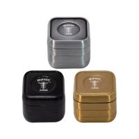 [COD] Cross-border new zinc alloy smoke grinder four-layer hexahedral Grinder