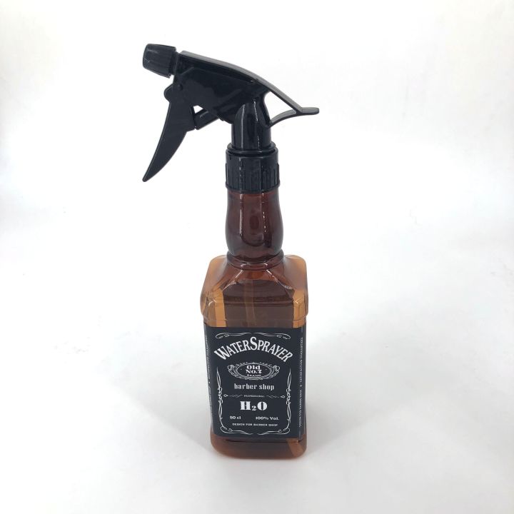 ‘；【。- 500ML/650ML Hairdressing Spray Bottle Salon Barber Hair Tools Water Sprayer Retro Whiskey Oil Head Watering Can