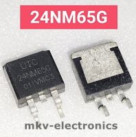 (1ตัว) 24NM65G , UTC24NM65G ใช้แทนเบอร์ 24N60DM2 , 24A 650V TO-263