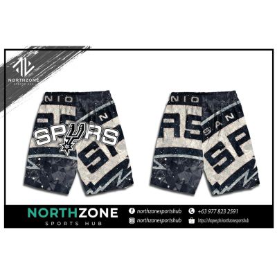 NBA San Antonio Spurs Full Sublimation Short with two sided pockets (SHORT)