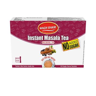 ชาซองสำเร็จรูปยี่ห้อ Wagh Bakri รสมาซาลาแบบไม่มีน้ําตาล (10 ซอง) -- Wagh Bakri - Instant Masala Chai No Added Sagar (10 Sachets)