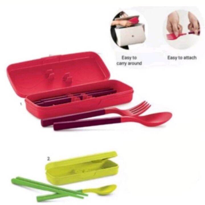 Tupperware Portable Cutlery Set Lazada