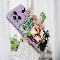 เคส PMP สำหรับออปโป้ไฟนด์ X3ค้นหา X3โปรรูปการ์ตูนสุดเจ๋ง Zoro เคสโทรศัพท์ขอบสี่เหลี่ยมรูปแบบของเหลวปลอกซิลิโคนคลุมทั้งหมดเคสป้องกันกล้อง