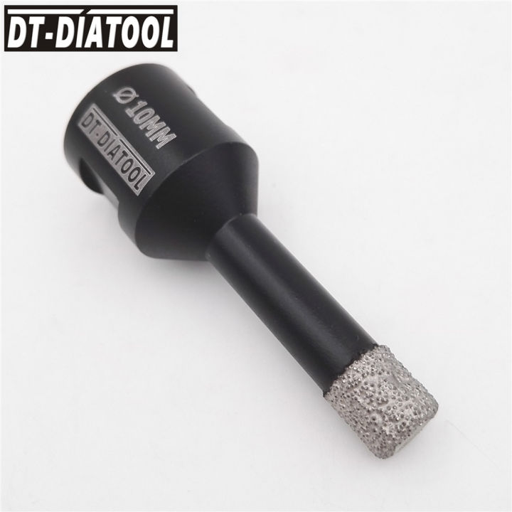 dt-diatool-2pcs-dry-vacuum-brazed-diamond-drilling-core-bits-ceramic-tile-hole-saw-cutter-drill-bits-for-porcelain-tile