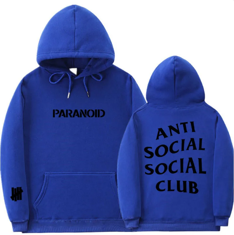New Anti Social Social Club Assc Print Women Men Hip Hop Pullover Autumn  Winter Fleece Hoodies | Lazada Ph