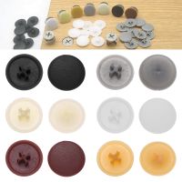 【cw】 100Pcs 17mm Screw Cap Covers Self-Tapping Flat Phillips Nuts Plastic Exterior ！