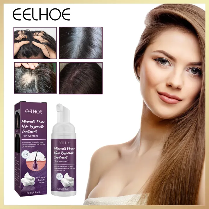Eelhoe Minoxidil Foam Hair Regrowth Treatment Spray for Women Anti Hair ...