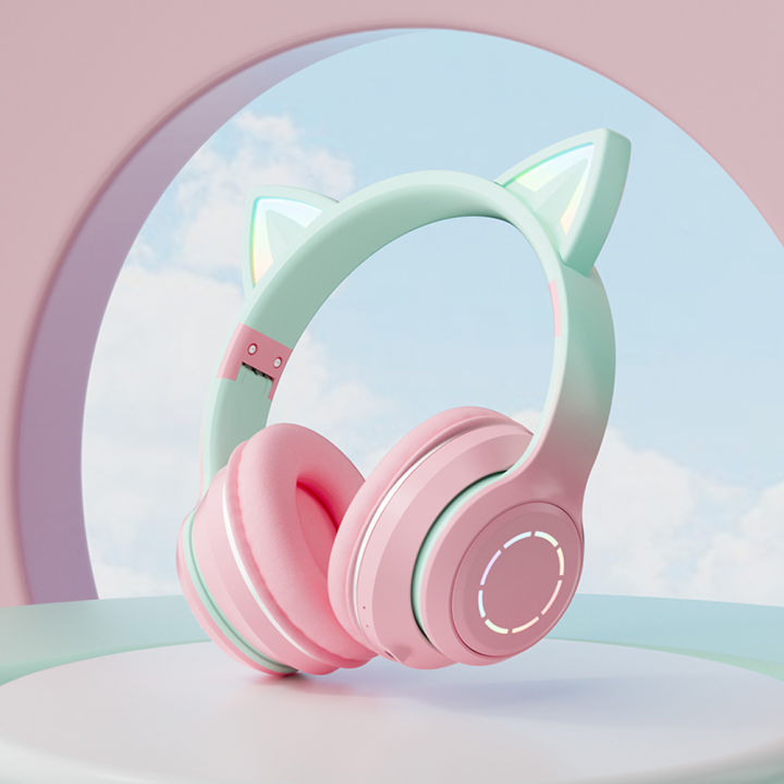 wireless-bluetooth-compatible-headphone-gradient-color-luminous-cat-ears-gaming-headset-lovely-christmas-gifts