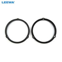 LEEWA 2pcs 6.5 Car Stereo Speaker Spacker Mat For Peugeot 508 308 2008 Plates Bracket Spacers Refit Holder Rings CA6028