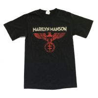ใหม่ เสื้อยืดลําลอง แขนสั้น พิมพ์ลาย Marilyn Manson Spread Eagle Tour Usa Cdn สีดํา สําหรับผู้ชาย Xs3Xl VICH