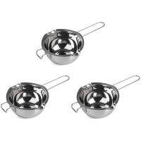 3X Double Boiler Stainless Steel Chocolate Pot, Chocolate Dipping Tool, Waterproof Melting Bowl