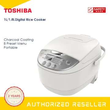 Toshiba 1.0L Digital Rice Cooker RC-10DR1NS