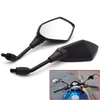 1 Pair Motorcycle Rear View Mirrors For YAMAHA ys 150 tmax 530 tdm 850 fz6n mt10 c8 nmax 155 fazer8 10mm 8mm Side Convex Mirror