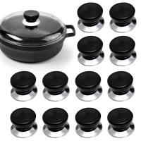 Pot Lid Knob 12Pcs Replacement Knob Handle For Glass Lid Pot Pan Cover Cookware Universal Pan Lid Holding Handle Easy Replacable Other Specialty Kitch