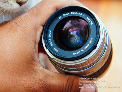 (For Sony DSLR ทุกรุ่น) ขายเลนส์มาโคร มือหมุน งบประหยัด Sigma 28-80mm F3.5-5.6 Macro Serial 1023962