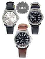 (พร้อมกล่อง) นาฬิกาข้อมือ สายหนัง สีน้ำตาลดำ วันที่ นาฬิกาcasio กันน้ำ นาฬิกาผู้ชาย นาฬิกาผู้หญฺิง ควอตซ์ชายหญิง RC631