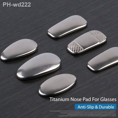 COLOUR MAX Titanium Nose Pads 12mm Waterdrop Screw-in for Eyeglass Nose Pads