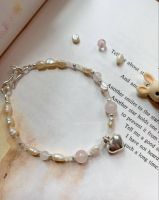 zzz.ilver สร้อยข้อมือเม็ดเงินแท้ Rose Quartz &amp; Pearl &amp; Mix Stone