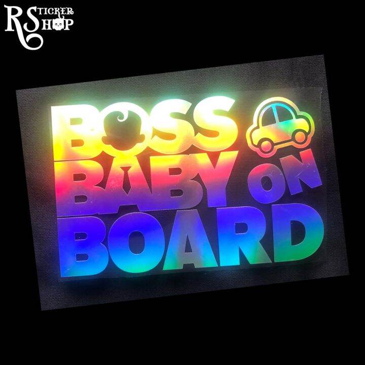 Baby Boss On Board Car Decal - Cute And Funny Baby In Car Decal For - Foto 12