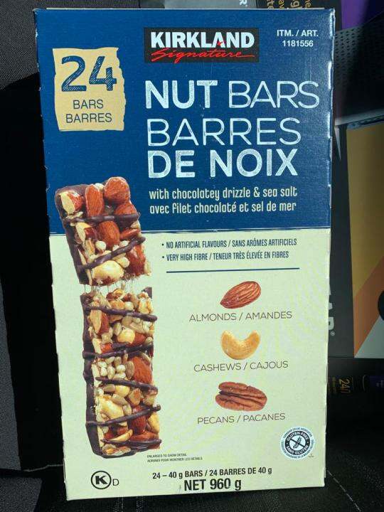 Kirkland Signature Nut Bars made in CANADA Lazada Indonesia