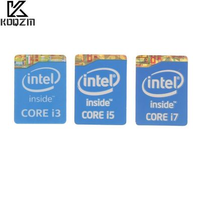 hot！【DT】♞✧  5pcs 4th Generation Core I3 I5 I7 Sticker Label Notebook Decoration