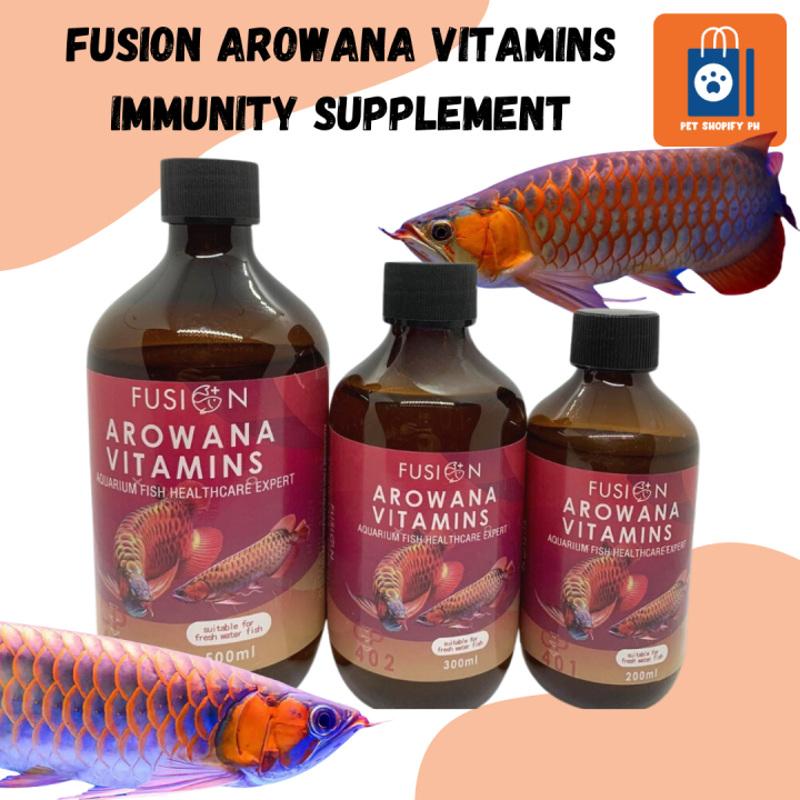 Aquarium Fish Fusion Arowana Vitamins Immunity Supplement 500mL 300mL