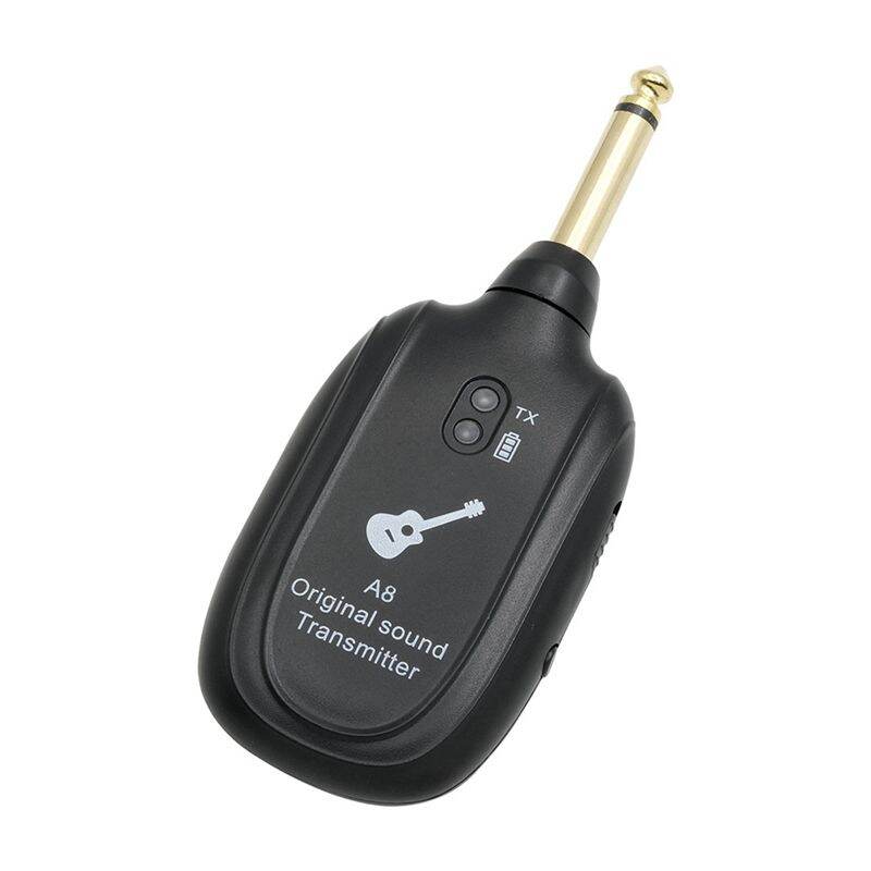 A8 Guitar Wireless System Transmitter Receiver Builtin Rechargeable