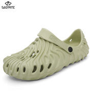 SAGYRITE Sandals for Men Large Size Hole Shoes Soft Sole Sandals Beach