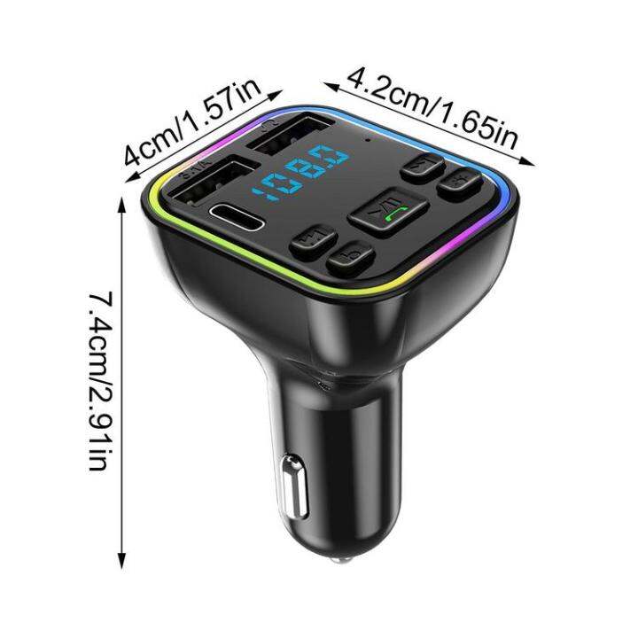 car-mp3-player-car-charger-fm-transmitter-wireless-multiport-car-stereo-adapter-hands-free-call-radio-transmitter-audio-receiver-support-tf-card-amp-usb-disk-unusual