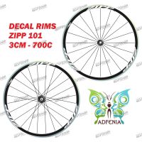 ชุด Zipp สติ๊กเกอร์กันน้ำลายตัวอักษร3ซม.,สำหรับอุปกรณ์เสริมขอบจักรยาน