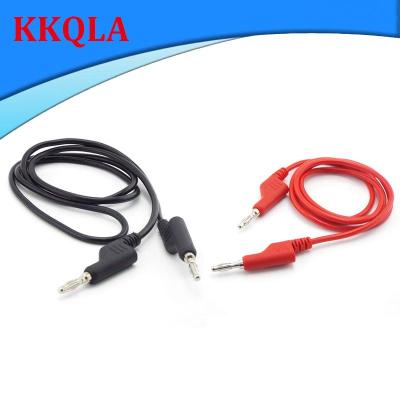 QKKQLA 10A 4mm Test lead Cable Double Ended Banana to Banana Plug Electrical Dual Testing Cord 4mm for Multimeter 1M length