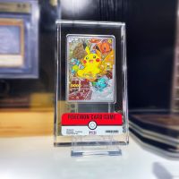 Yu-Gi-Oh Blue Eyes And White Dragon Card Brick Ptcg Pokemon Vertical Transparent Display Stand Without Card