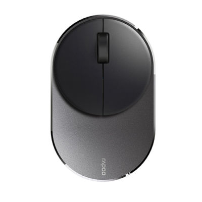 Rapoo M600 Multi-Mode Wireless Mouse For LaptopSmart-Phone,Connects to 3 Devices,Al Alloy Body,Magnetic Adsorption Bottom Cover