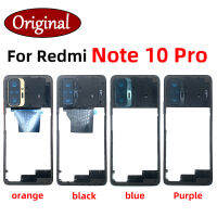 Asal untuk Xiaomi Redmi Nota 10 Pro Perumahan Tengah Bingkes Bingkai Tengah Bezel Plat Penggantian Bengan Bingkes Kes Bingkes