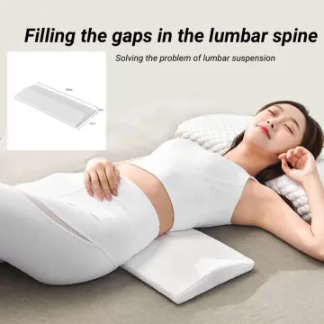 Memory Foam Lumbar Support Wedge Pillow Bed Sleep Cushion Lower Back Pain  Relief 