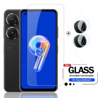 （ ATV ）2In1LensGlass สำหรับ Asus Zenfone 9 5G 2022 6.5 Quot; ตัวป้องกันหน้าจอป้องกันการระเบิด Zenfone9 Zen9