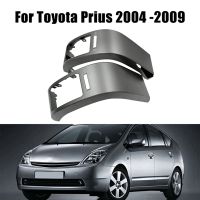 4Pcs Car Center Dashboard Air Vents Trim Frame Set for Prius 2004-2009 Air Conditioner Outlet Panel Cover Chrome