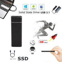 Type-C ภายนอก SSD Mobile Solid State Drive Disk อุปกรณ์จัดเก็บข้อมูลฮาร์ดไดรฟ์แบบพกพาสำหรับแล็ปท็อปพีซี8G16G32G64G128G256G