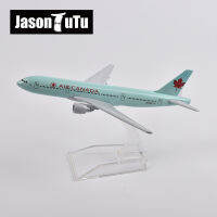 JASON TUTU 16เซนติเมตรอากาศแคนาดาโบอิ้ง777เครื่องบินเครื่องบินรุ่น D Iecast โลหะ1400ขนาดเครื่องบินรุ่นของขวัญคอลเลกชัน