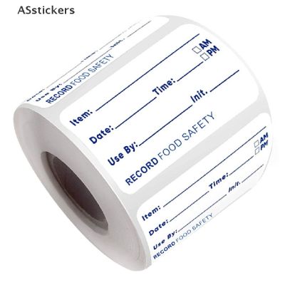 ○ [ASstickers] 500pcs/roll Kitchen Sticker Refrigerator Freezer Food Storage Date Content Label HOT