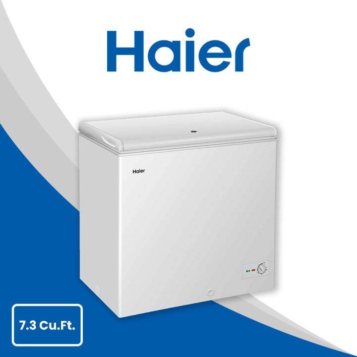 HAIER Chest Freezer 7.3 Cubic Feet Steel Top Door BD206HN Lazada PH