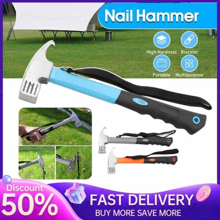 MultiUsage Hammer Lightweight Camping Hammer Outdoor Camping Tent Peg