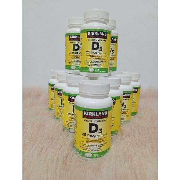 KIRKLAND SIGNATURE Vitamin D3 1000 IU 25mcg (360 pcs) Lazada PH