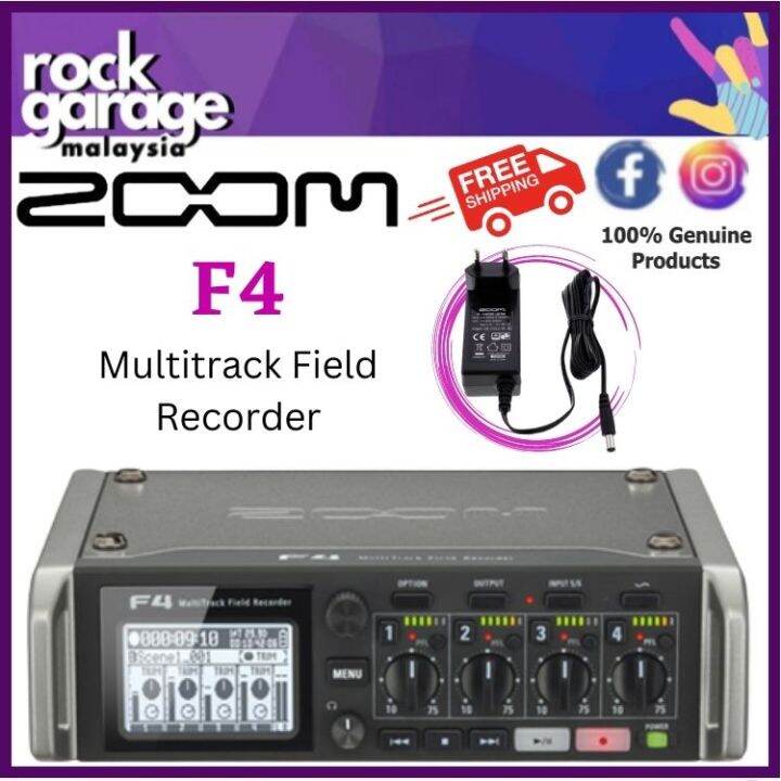 Zoom F4 Multitrack Field Recorder (F4/F 4) Lazada