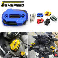 ถ้วย Master น้ำมันเบรกหน้าสำหรับรถจักรยานยนต์ SEMSPEED CNC ฝาถังน้ำมันถ้วยอ่างเก็บน้ำสำหรับ Yamaha R3 YZF-R3 2015-2023